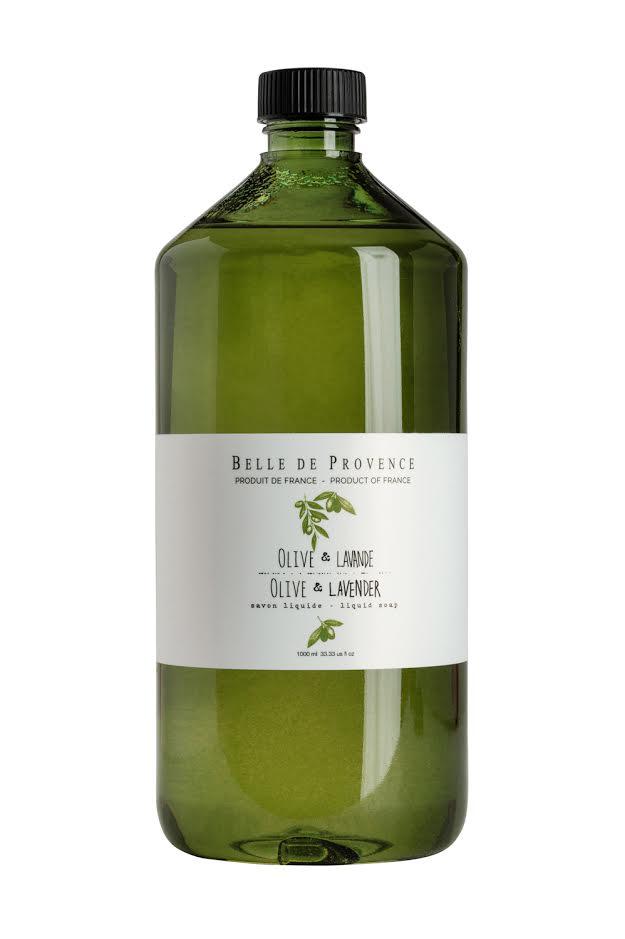 Belle de Provence Olive Lavender Liquid Hand Soap 1L Refill (New packaging) - Soap & Water Everyday