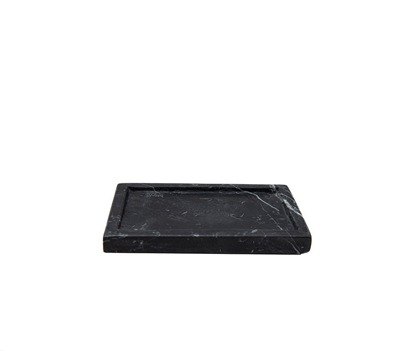 Belle de Provence Black Marble Soap Dish - Soap & Water Everyday