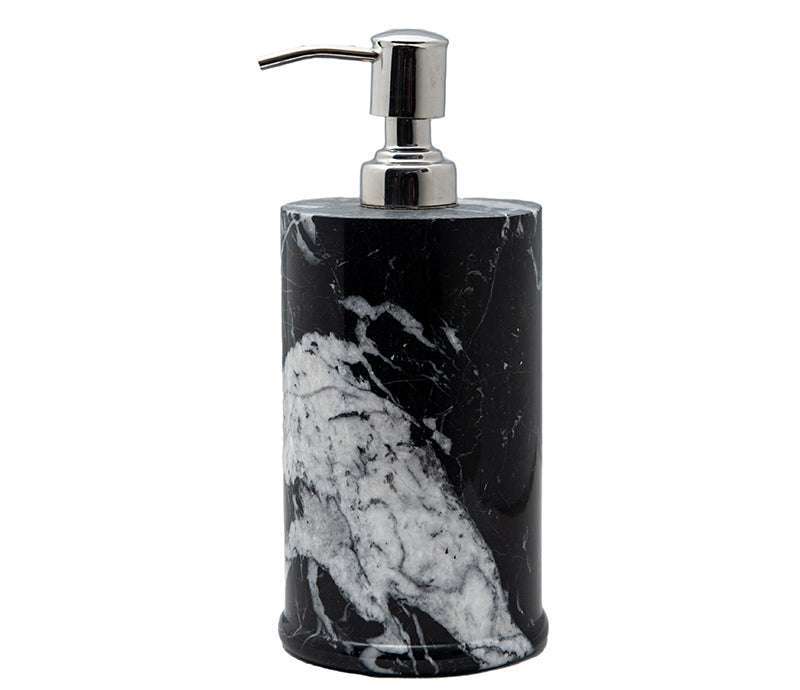 Belle de Provence Black Marble Soap Dispenser - Soap & Water Everyday