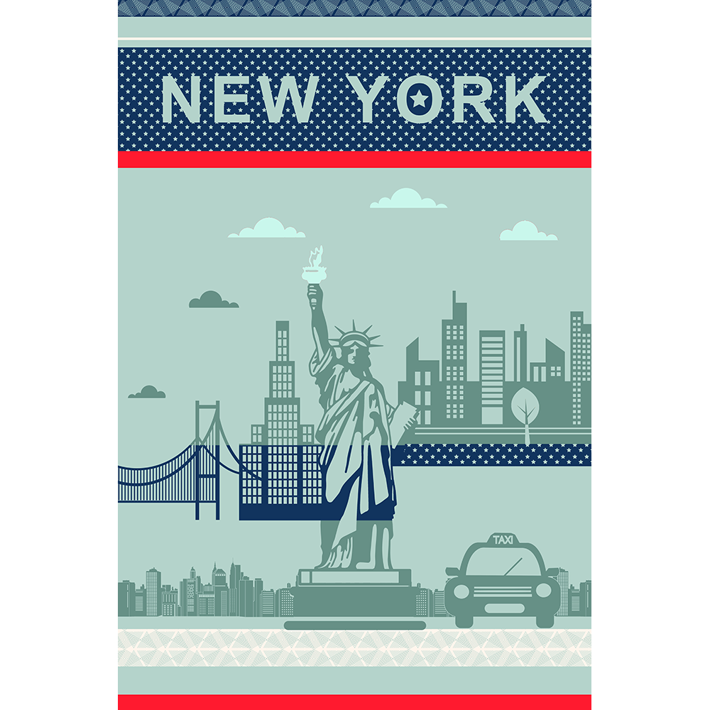 Coucke New York City Tea Towel