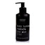 Black body lotion bottle with pump labeled 'Vanhera' on a white background