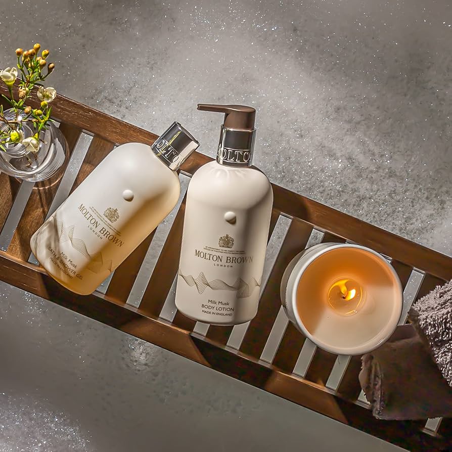 Molton Brown Vegan Milk Musk Bath and Shower Gel – Soap & Water