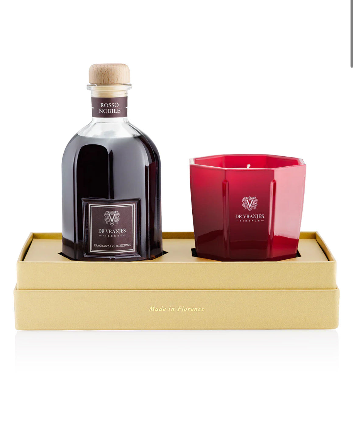 Dr. Vranjes Rosso Nobile Diffuser &amp; Candle Set