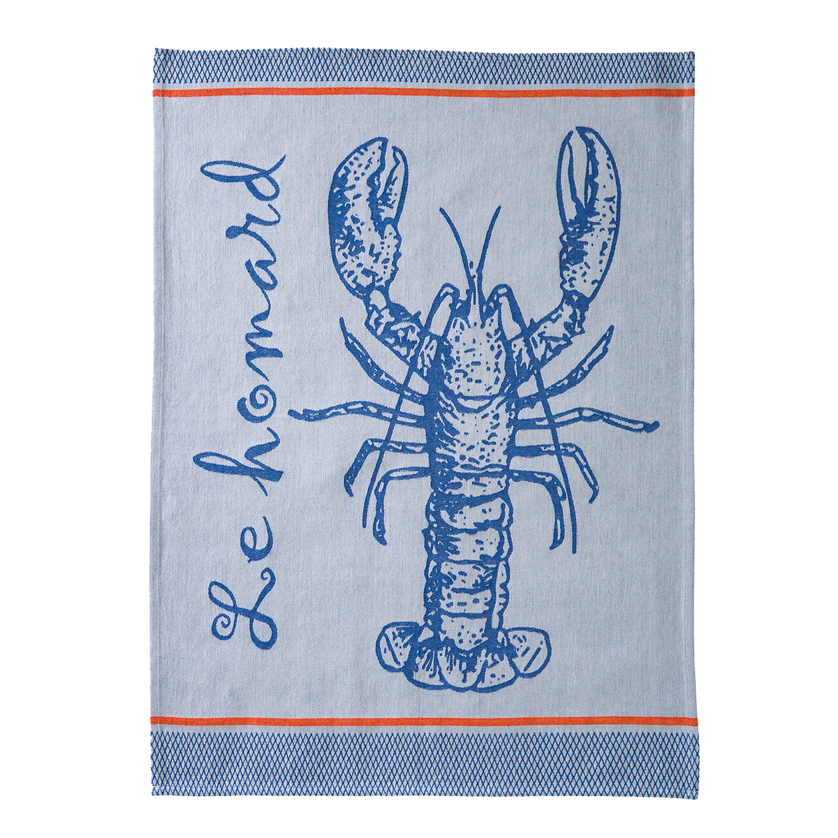 Coucke A La Peche Blue Tea Towel