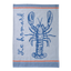 Coucke À La Pêche Blue Tea Towel