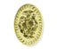 Amalfi Stoneware Oval Tray - Lime