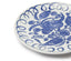 Amalfi Stoneware Dessert Plate - White/Blue
