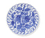 Amalfi Stoneware Dinner Plate - White/Blue