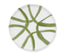 Amalfi Stoneware Appetizer Plate - White/Green