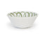 Amalfi Stoneware Berry Bowl - White/Green