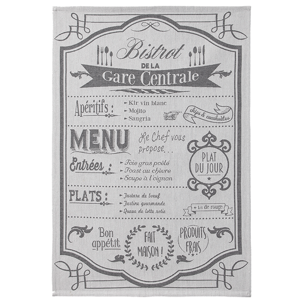 Coucke Au Menu Tea Towel