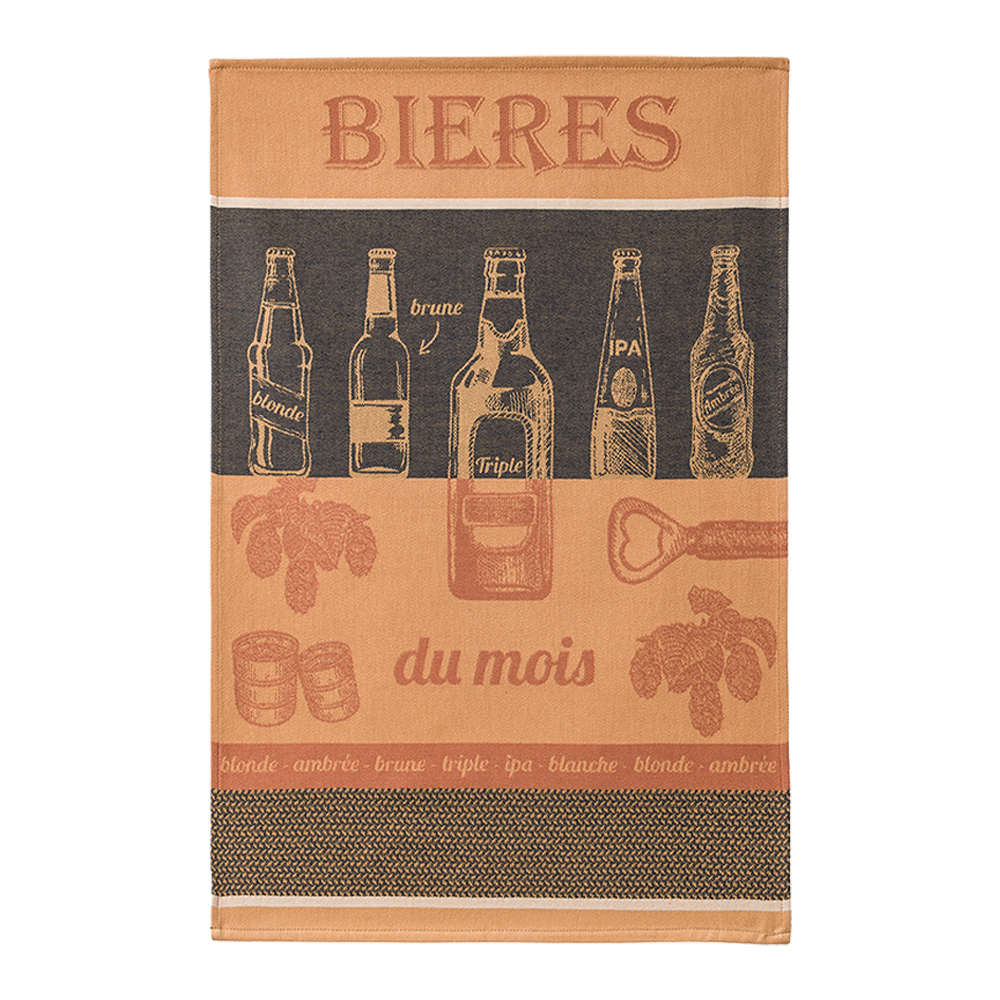 Coucke Bieres du Mois Tea Towel