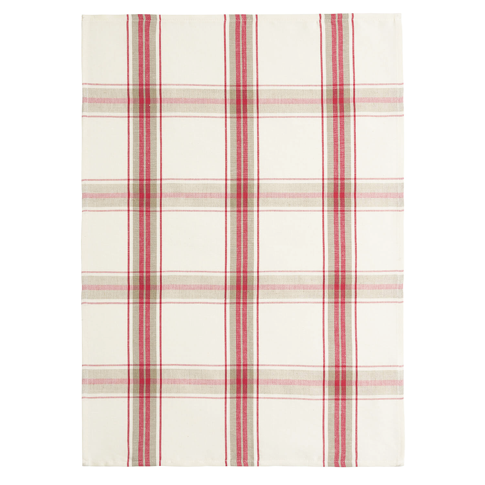 Coucke Bocage Rouge Tea Towel