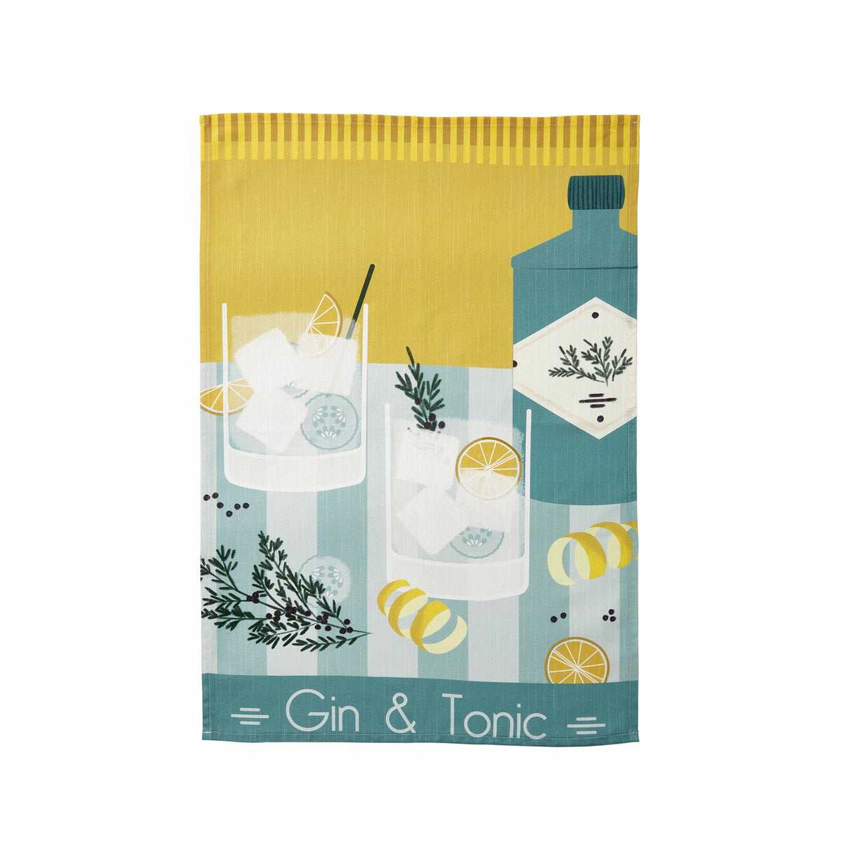 Coucke Gin &amp; Tonic Tea Towel