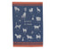 Coucke Races de Chats Tea Towel