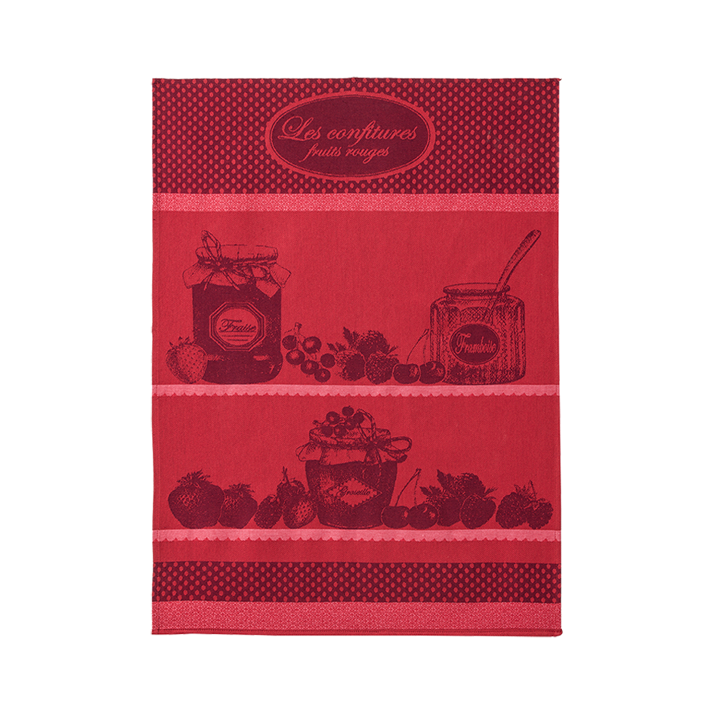 Coucke Confiture Fruits Rouge Tea Towel