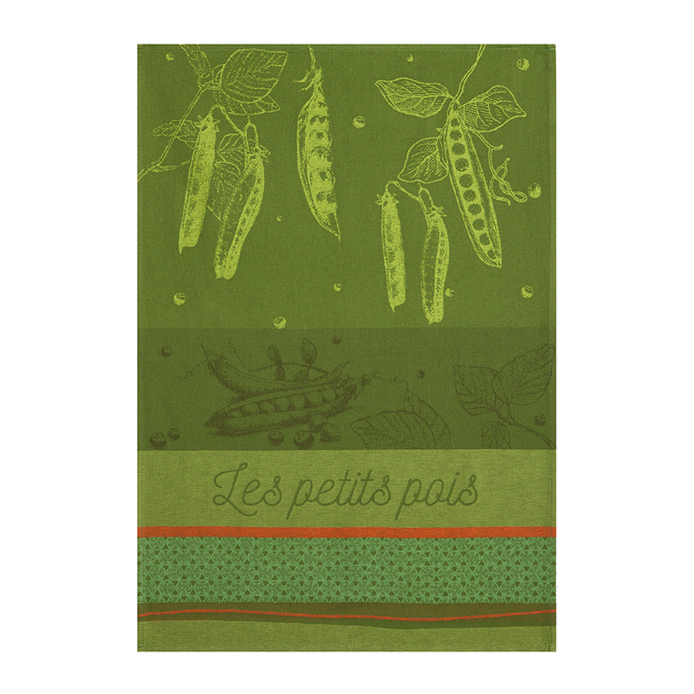 Coucke Petits Pois du Potager Tea Towel