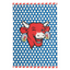 Coucke La Vache Qui Rit Pop Bleu Tea Towel