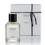 A clear glass bottle of 'Cozumel' eau de parfum with a black cap, next to its white packaging box with a black bow and the brand 'Laboratorio Olfattivo' visible on the label.