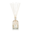 A clear glass diffuser bottle with several white sticks inserted, representing the Petali di Rose fragrance.