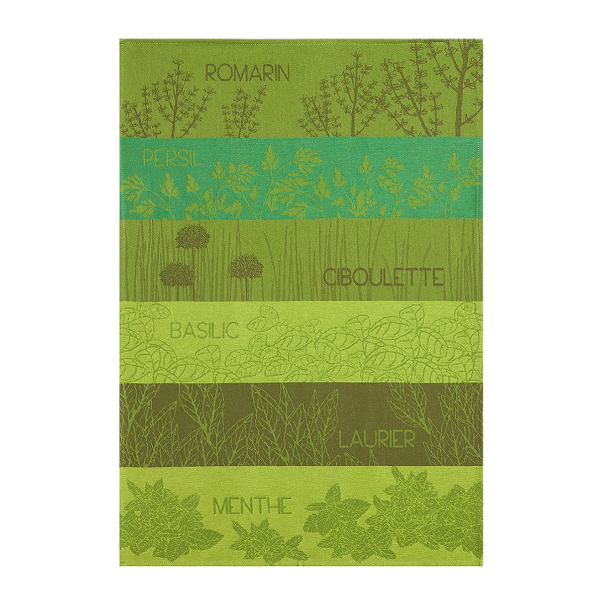 Coucke Herbes Aromatiques Tea Towel