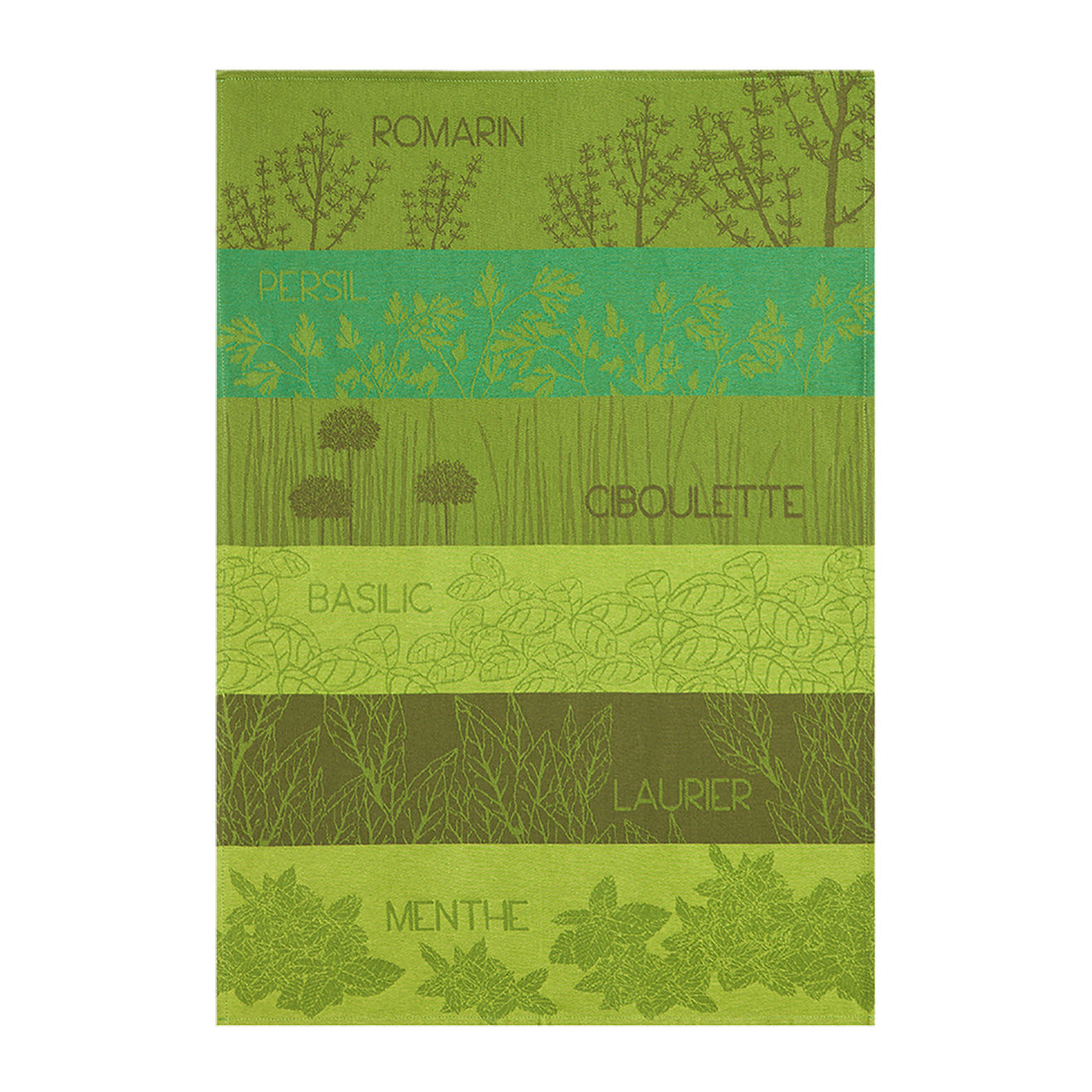 Coucke Herbes Aromatiques Tea Towel