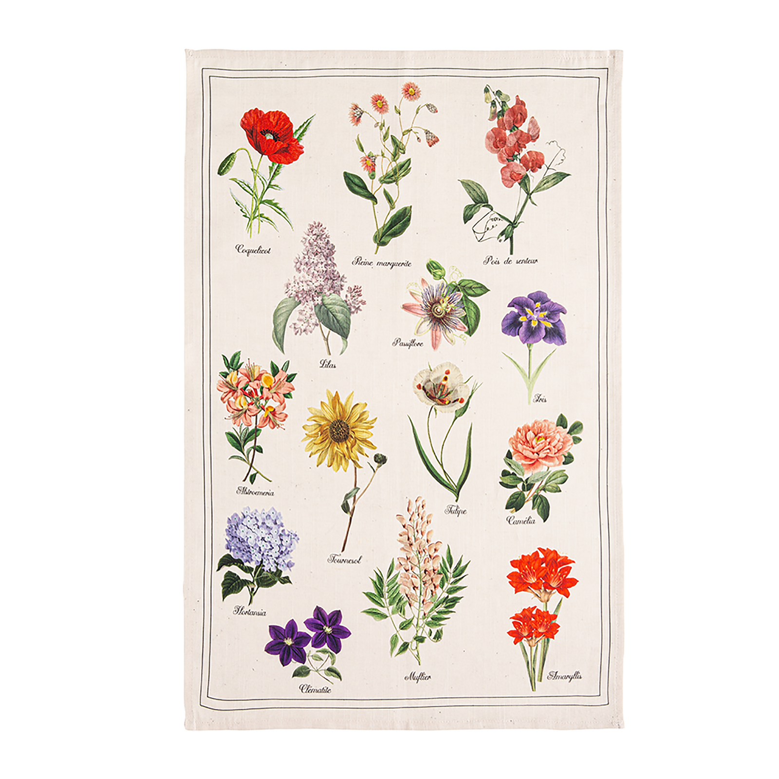 Coucke Herbier Tea Towel