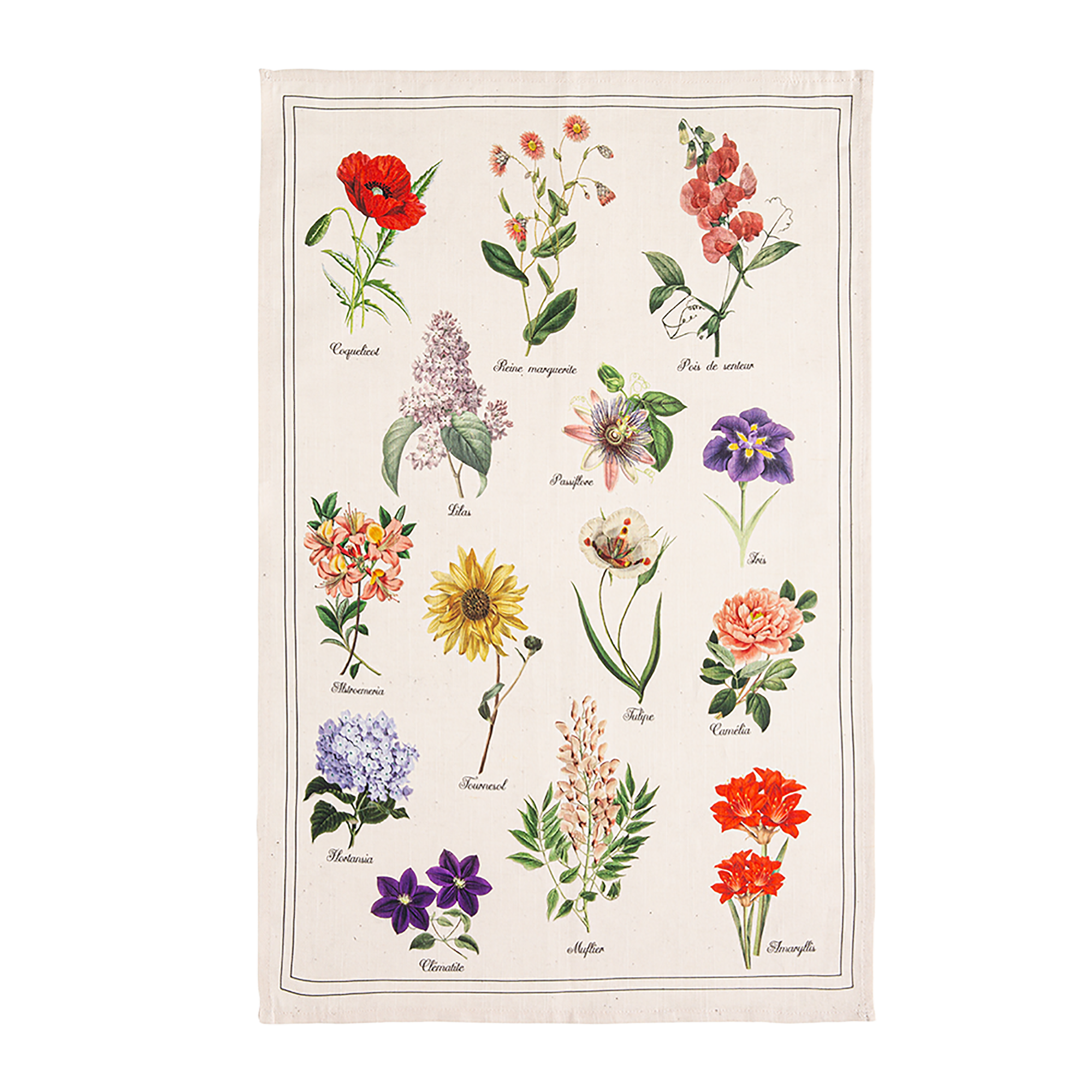 Coucke Herbier Tea Towel