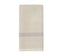 Caravan Laundered Linen Natural/Grey Tea Towel