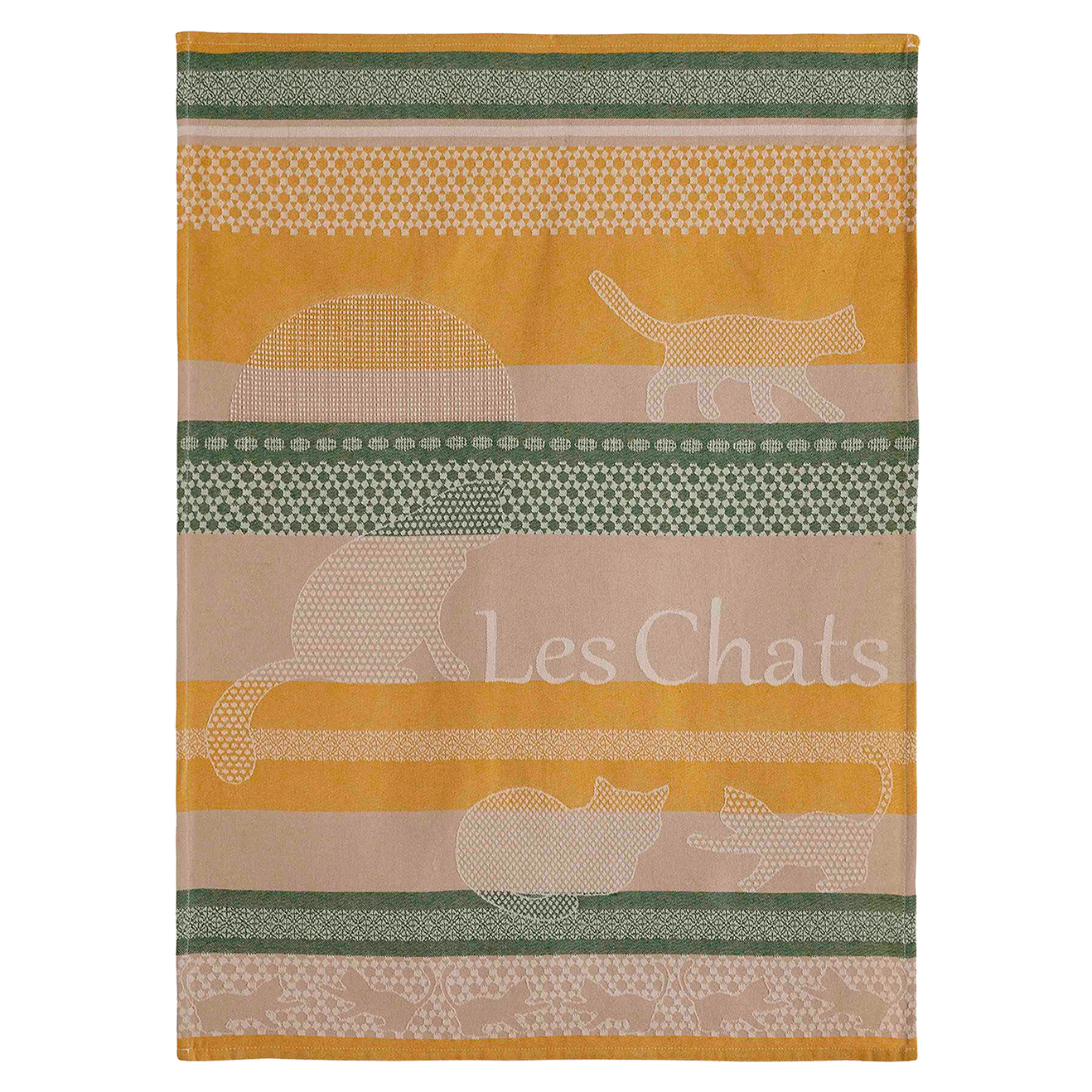 Coucke Les Chats Tea Towel