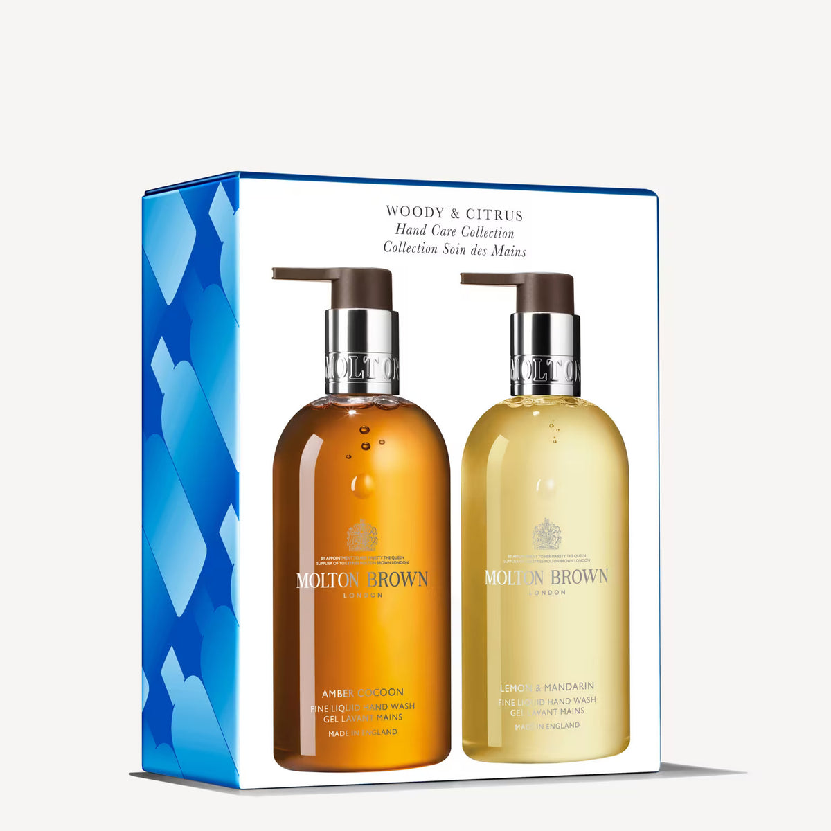 Molton Brown Woody &amp; Citrus Hand Care Duo - Amber Cocoon x Lemon &amp; Mandarin