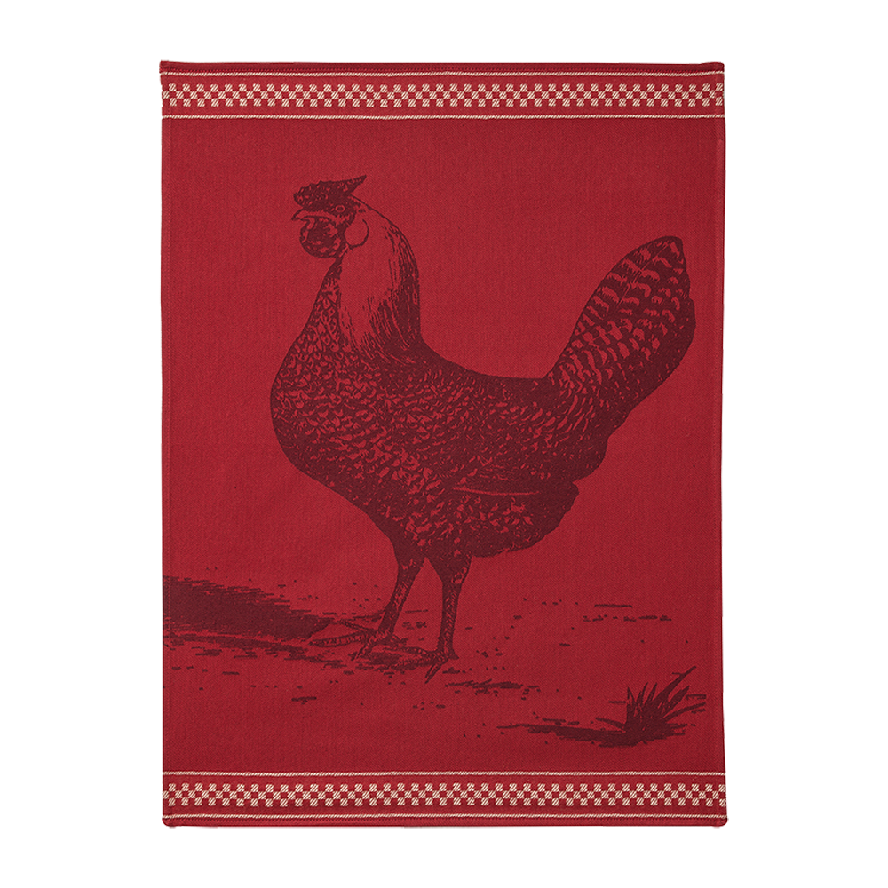 Coucke Poule Rousse Tea Towel