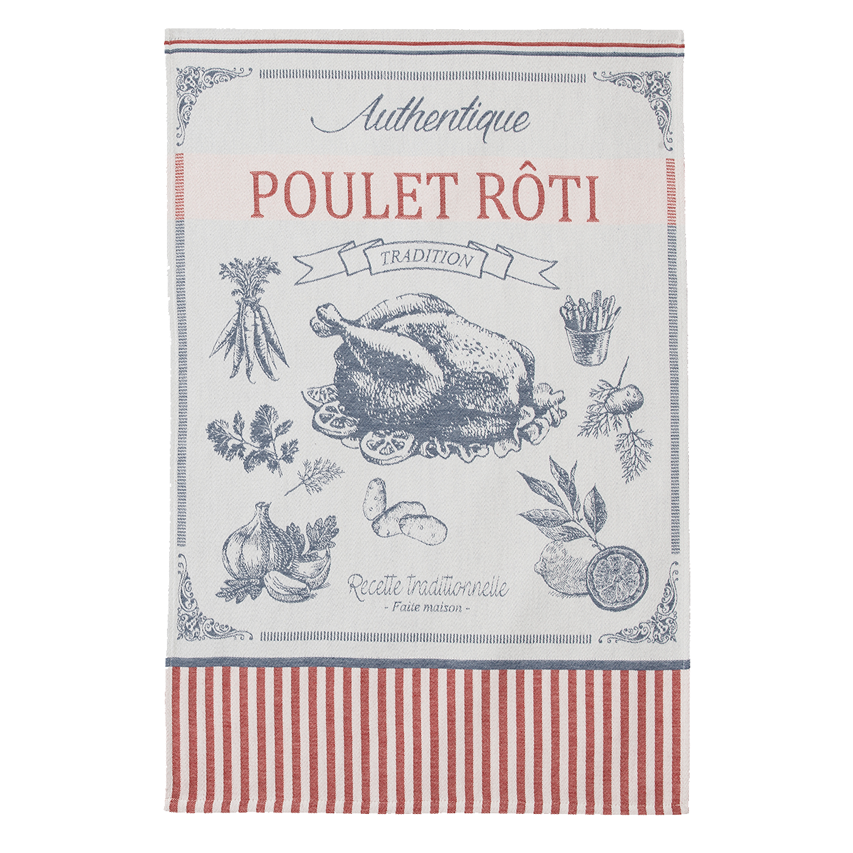 Coucke Poulet Roti Tea Towel