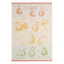 Coucke Varietes de Poires Tea Towel