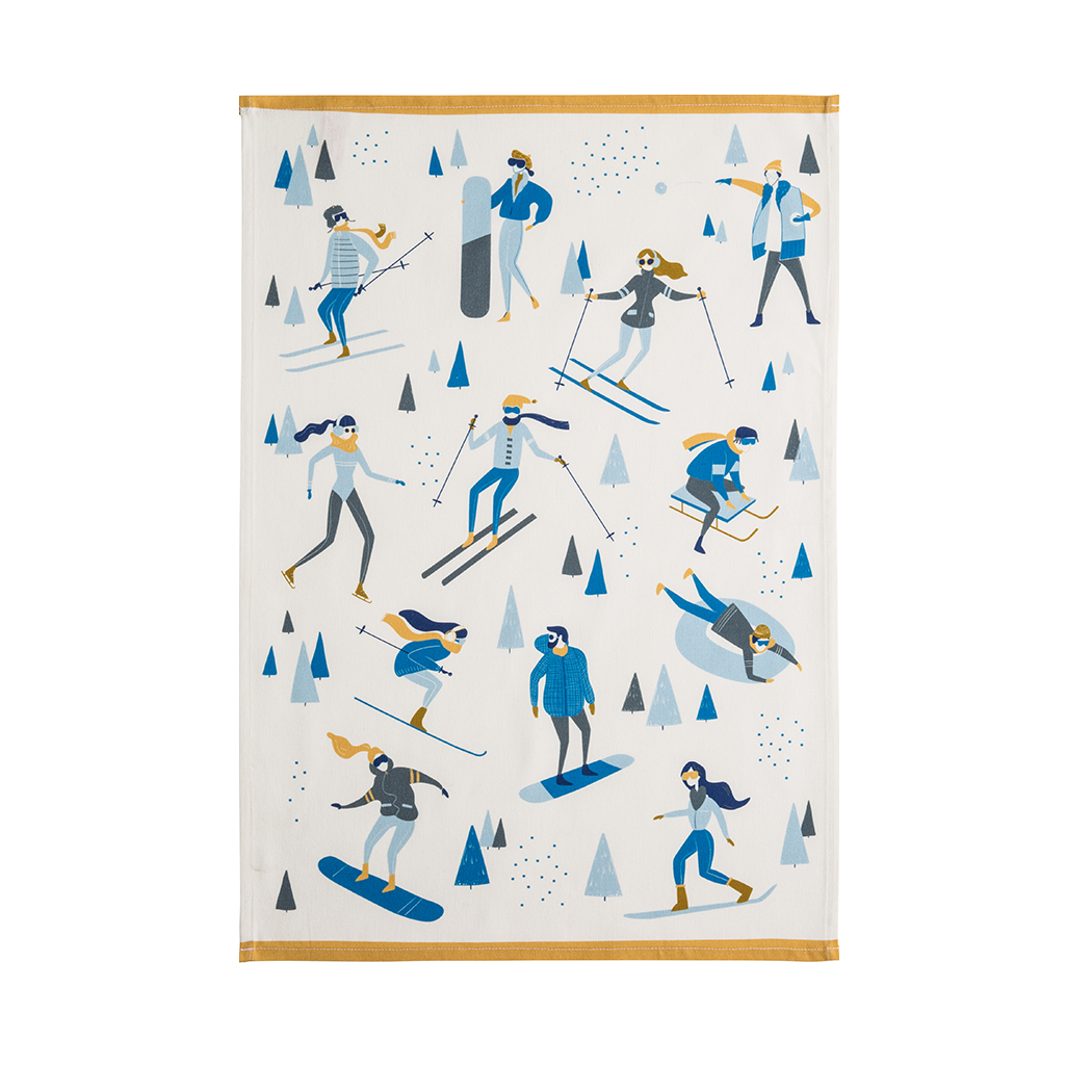 Coucke Sports d&#39;Hiver Tea Towel