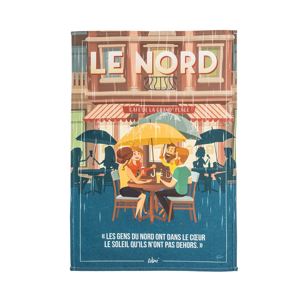 Coucke WIM Le Nord Tea Towel