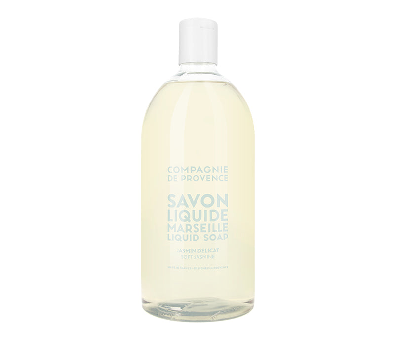 Compagnie de Provence 1L Liquid Soap Refill Soft Jasmine