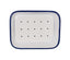 Tadé White & Blue Soap Dish