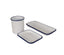Tadé White & Blue Soap Dish