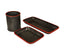 Tadé Grey & Red Soap Dish