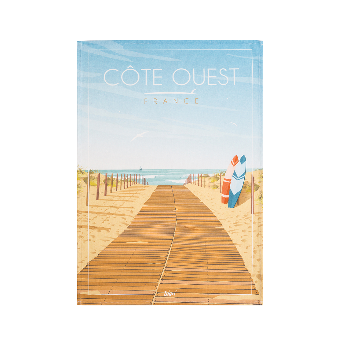 Coucke WIM CÃ´te Ouest Tea Towel