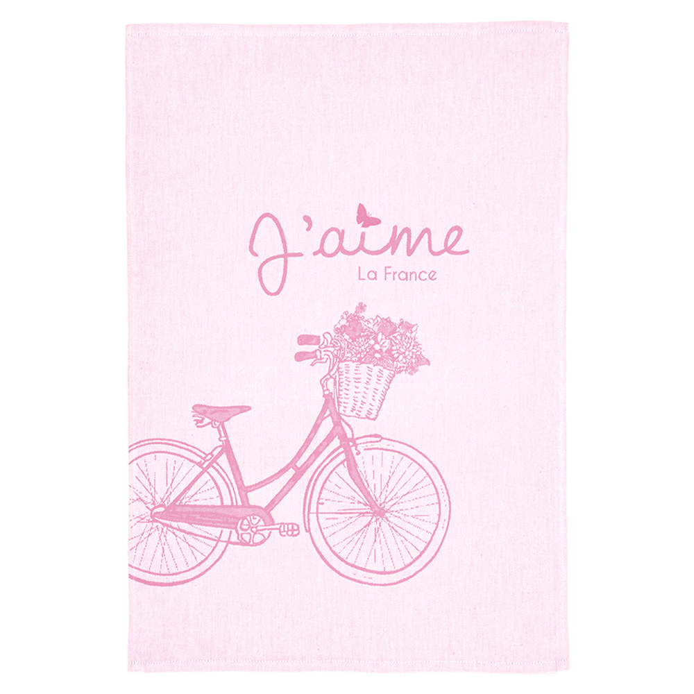 Coucke A Bicyclette Tea Towel