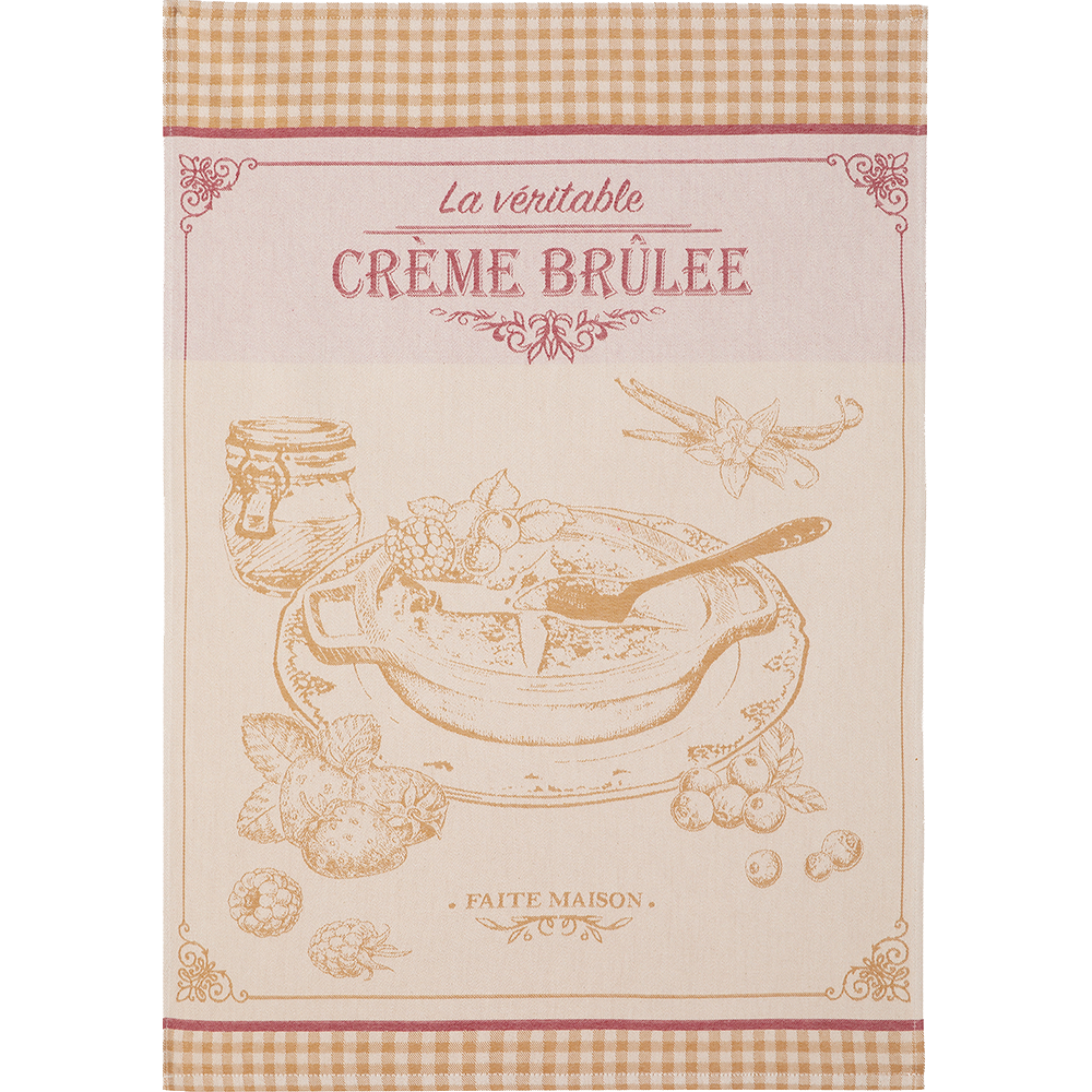 Coucke Creme Brulee Tea Towel