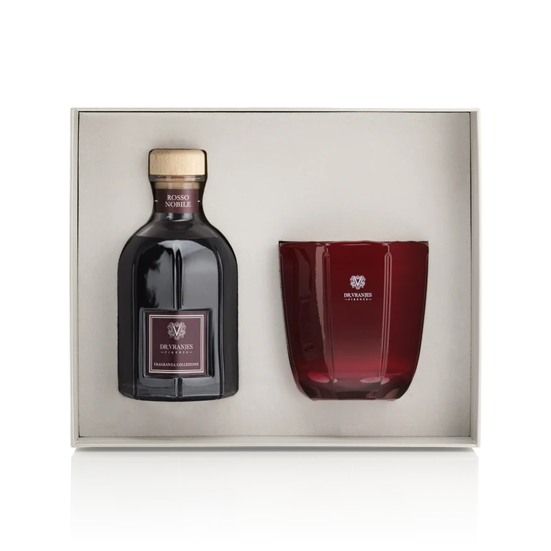 Dr. Vranjes Gift Set - Rosso Nobile - Diffuser & Candle