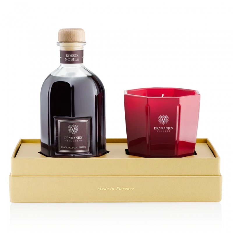 Dr. Vranjes Special Edition Gift Sets - Rosso Nobile - Diffuser &amp; Candle