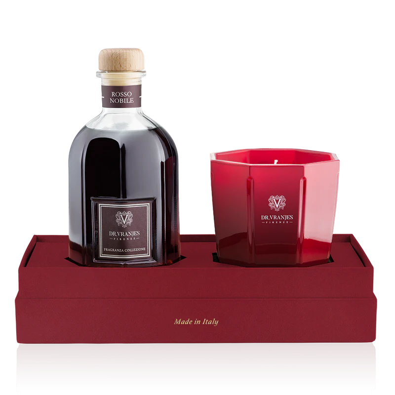 Dr. Vranjes Special Gift Set- Rosso Nobile - Diffuser & Candle