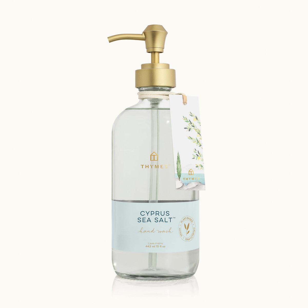 Thymes Cypress Sea Salt Hand Wash - Large