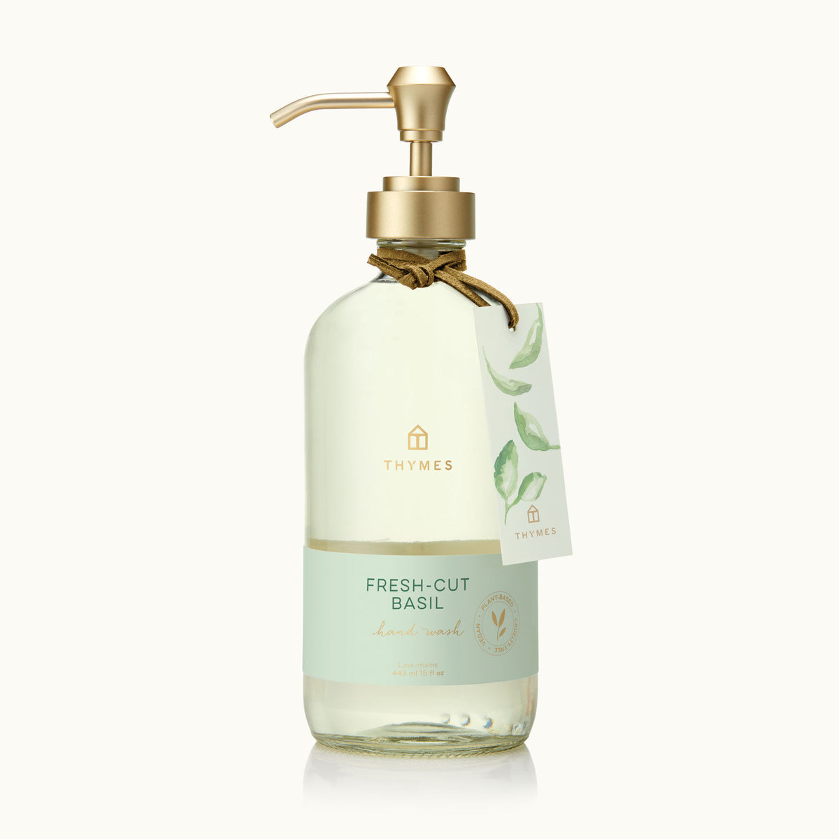 Thymes Fresh-Cut Basil Hand Wash - Large