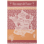 Coucke Vins Rouge de France Tea Towel