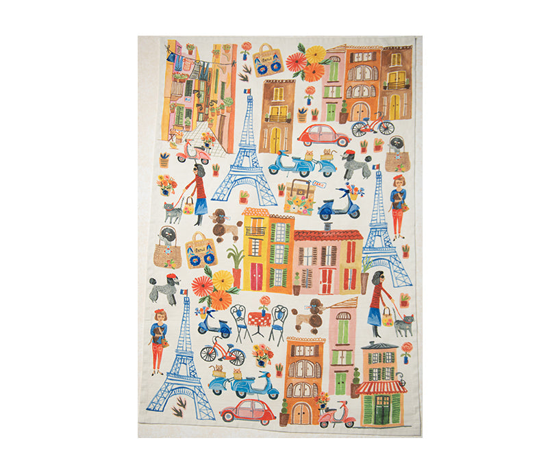 Bon|Artis Oohlala House Tea Towel - Soap &amp; Water Everyday